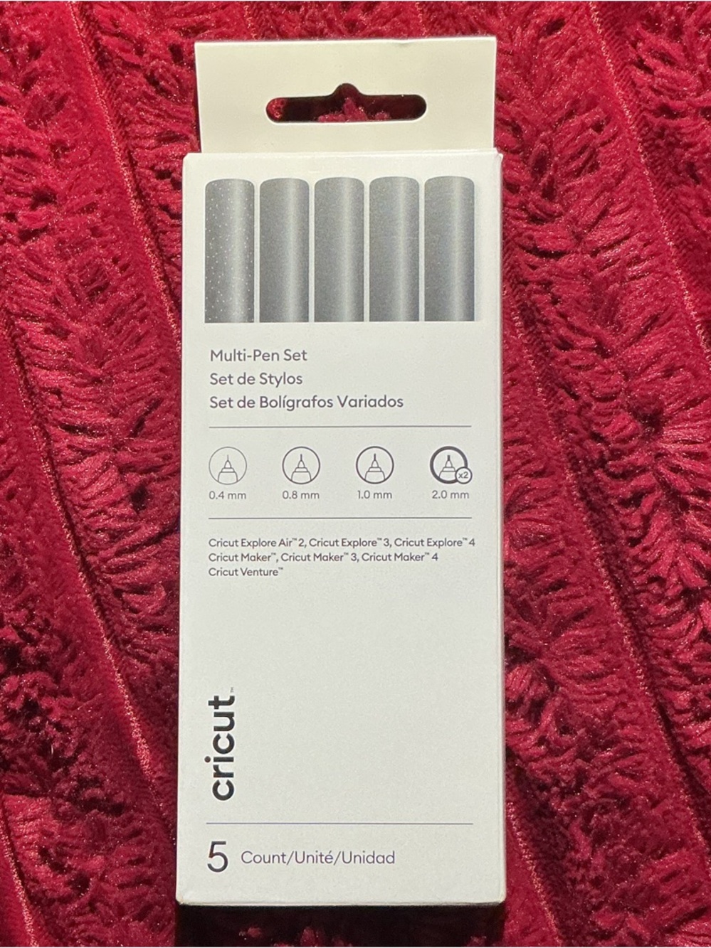 Cricut Silver Multi-Pen Set - Black 5-Pack